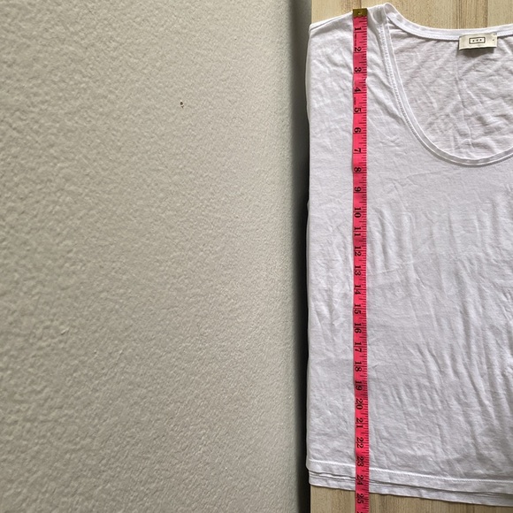 AYR All U Tee Scoop Neck Short Sleeve Basic Solid White Size Large - Picture 10 of 11